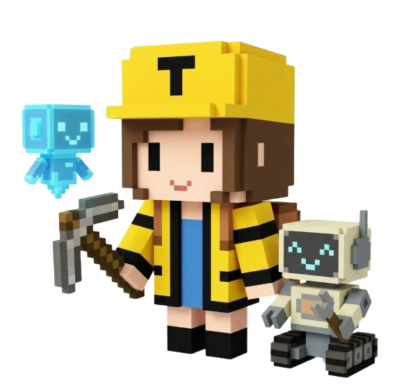 무기를 든 캐릭터